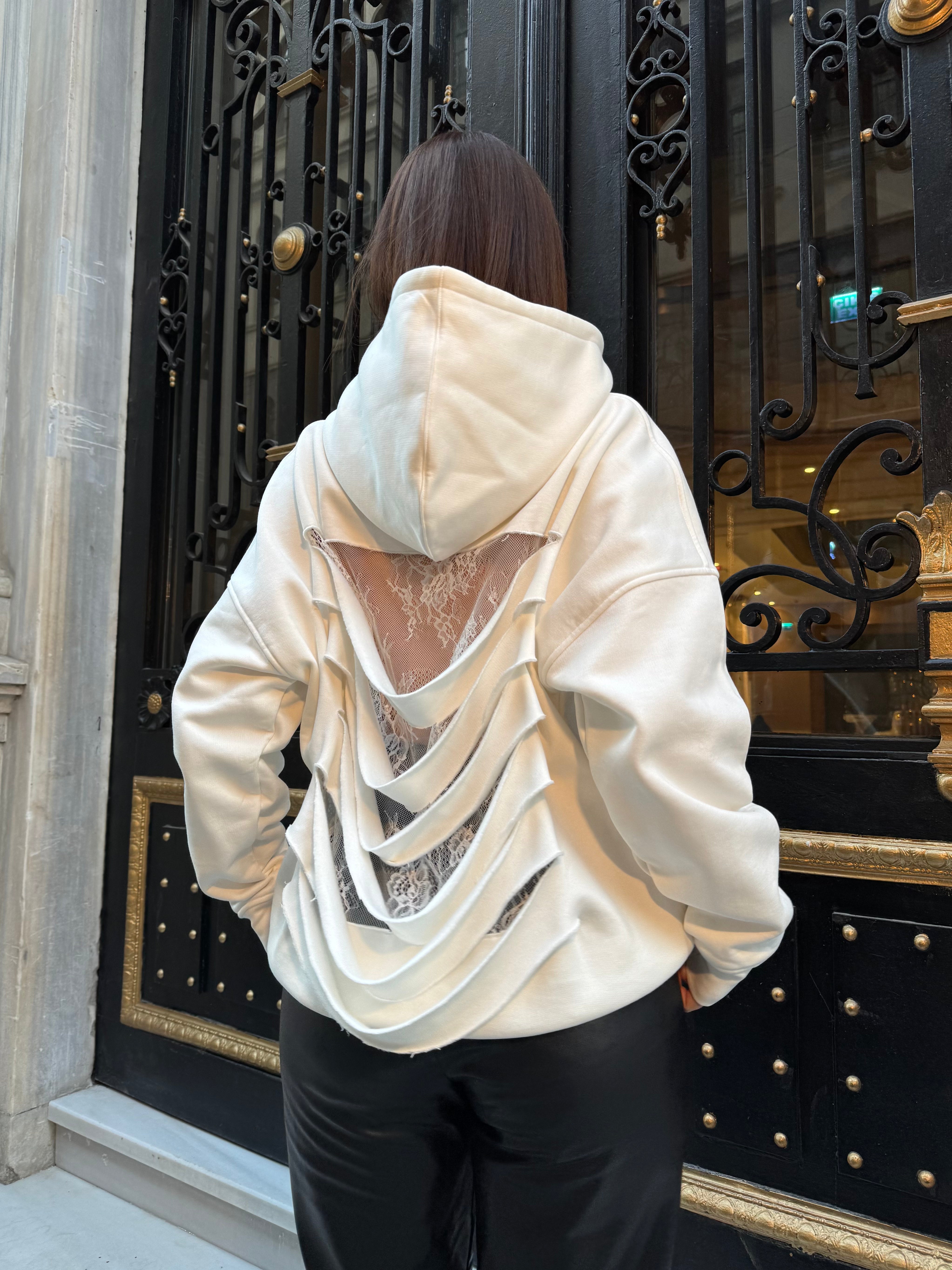 Open Back Hoodie